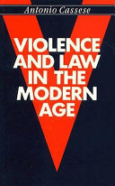 Violence and law in the modern age /