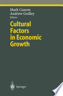 Cultural Factors in Economic Growth /