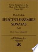 Selected ensemble sonatas.