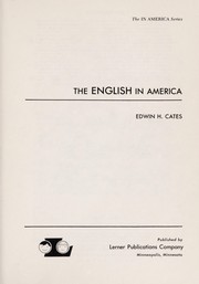 The English in America /