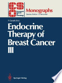 Endocrine Therapy of Breast Cancer III /