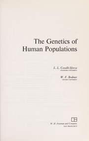 The genetics of human populations /