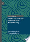 Politics of public administration reform in Italy /