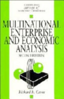 Multinational enterprise and economic analysis /