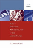 Public personnel administration /