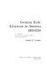 German exile literature in America, 1933-1950 ; a history of the free German press and book trade /