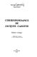 Correspondance de Jacques Cazotte /