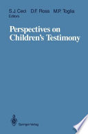 Perspectives on Children's Testimony /