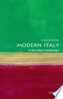 Modern Italy : a very short introduction /