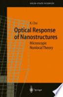 Optical response of nanostructures : microscopic nonlocal theory /
