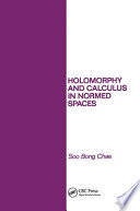 Holomorphy and calculus in normed spaces /