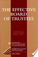 The effective board of trustees /