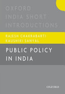 Public policy in India /