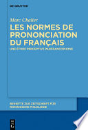 Les normes de prononciation du français : Une étude perceptive panfrancophone /