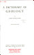 A dictionary of geology /