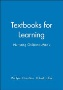 Textbooks for learning : nurturing children's minds /