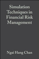 Simulation techniques in financial risk management /