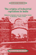 The origins of industrial capitalism in India : business strategies and the working classes in Bombay, 1900-1940 /