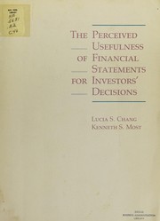 The perceived usefulness of financial statements for investors' decisions /
