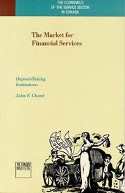 The market for financial services : deposit-taking institutions /