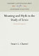 Meaning and myth in the study of lives : a Sartrean perspective /