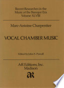 Vocal chamber music /