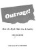 Outrage! : Man the myth/man the actuality /