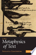 The metaphysics of text /