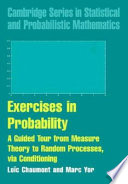 Exercises in probability : a guided tour from measure theory to random processes, via conditioning /