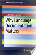 Why Language Documentation Matters /