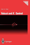 Robust and H [infinity] control /