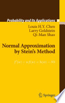 Normal approximation by Stein's method /