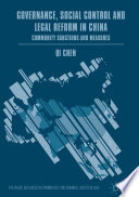 Governance, social control and legal reform in China : community sanctions and measures /