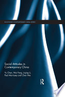 Social attitudes in contemporary China /