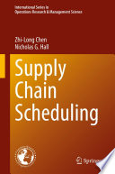 Supply Chain Scheduling /