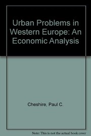 Urban problems in Western Europe : an economic analysis /