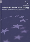 Women and British party politics : descriptive, substantive and symbolic representation /