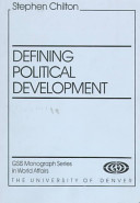 Defining political development /