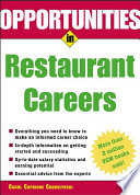Opportunities in restaurant careers /