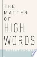 The matter of high words : naturalism, normativity, and the postwar sage /