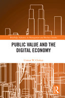 Public value and the digital economy /