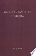 Nicetae Choniatae Historia /