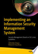 Implementing an Information Security Management System : Security Management Based on ISO 27001 Guidelines /