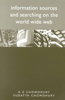 Information sources and searching on the World Wide Web /