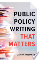 Public policy writing that matters /