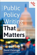 Public policy writing that matters /