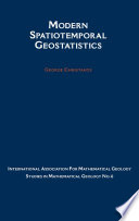 Modern spatiotemporal geostatistics /