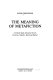 The meaning of metafiction : a critical study of selected novels by Sterne, Nabokov, Barth and Beckett /