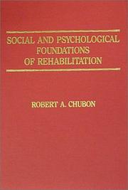 Social and psychological foundations of rehabilitation /