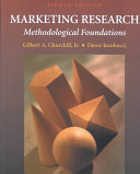 Marketing research : methodological foundations /
